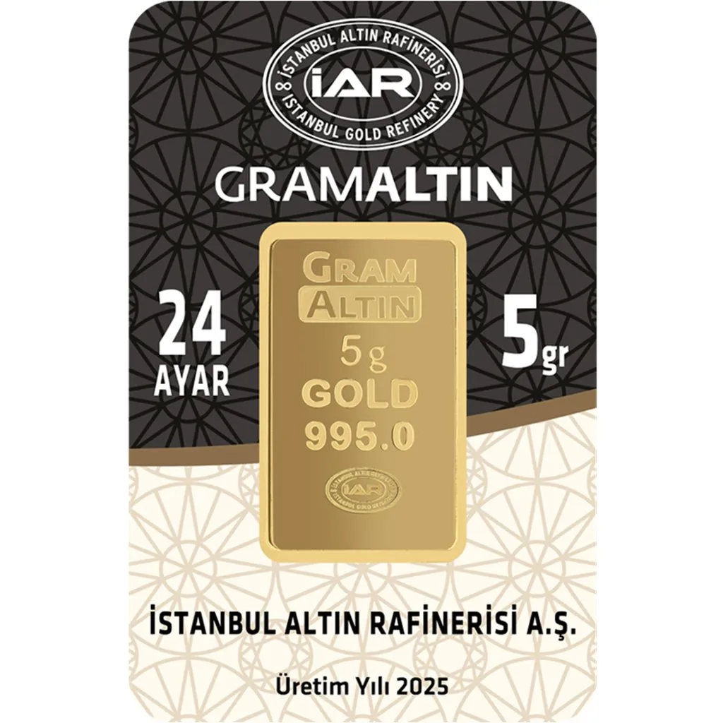 5 Gram 24 Ayar Altın – Sertifikalı Yatırım Altını