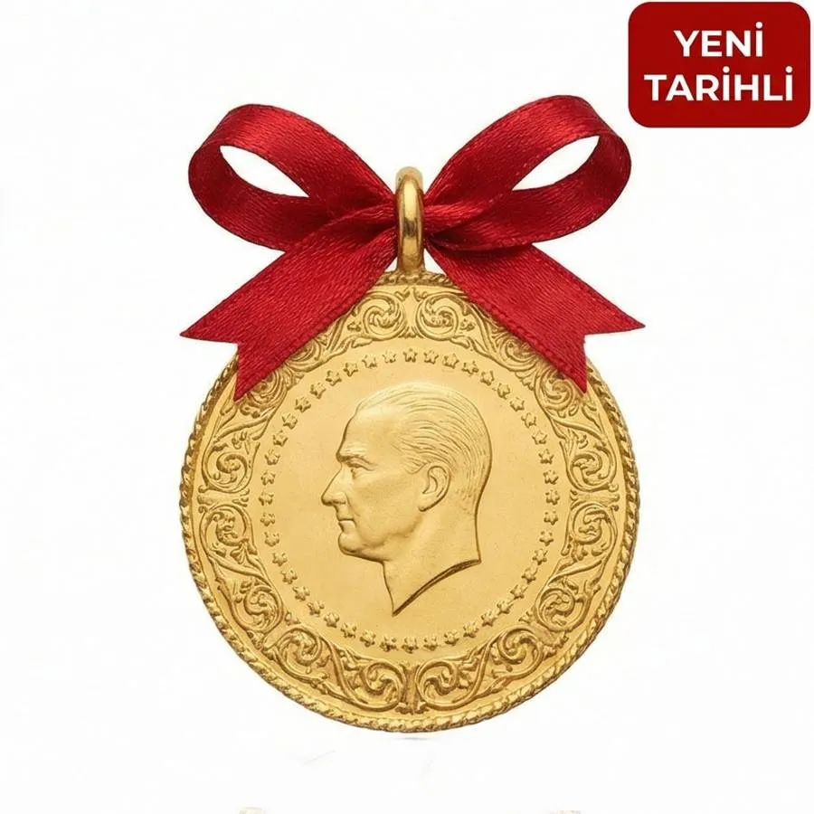 Yarım Altın (Darphane Basımı) - Yeni Tarihli 22 Ayar Ziynet